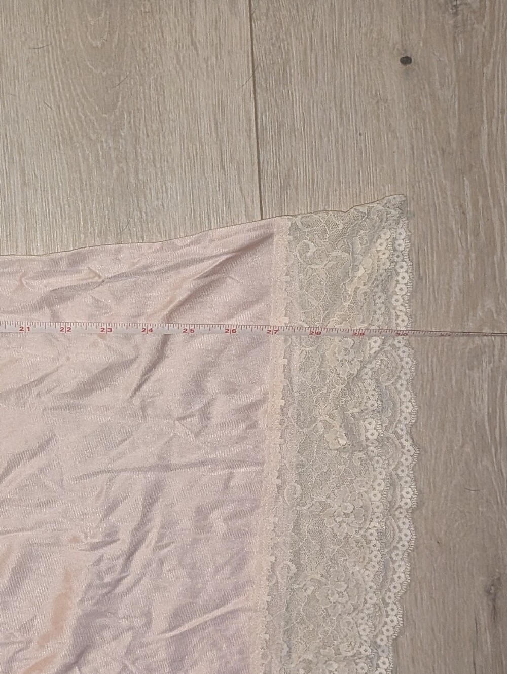 Vintage Nylon Slip W Lace - Picture 6 of 6